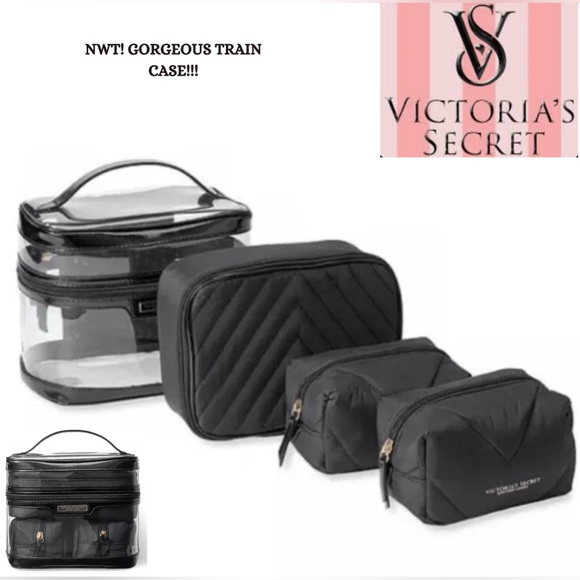 NWT! VICTORIA SECRET TRAIN CASE! ITS SO BEAUTIFUL! VERY HIGH QUALITY! - Picture 1 of 7